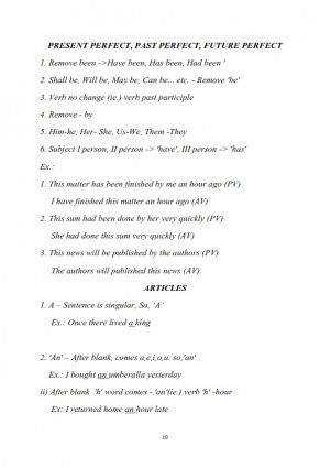 English Grammar Premium Lecture Notes - Mahalingam M.B.A ..,M.Phil Edition