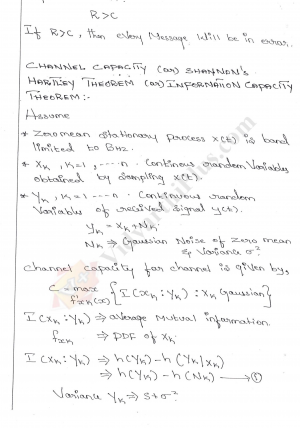 Communication Theory ( 1 and 5 Units) Premium Lecture Notes - Lavanya Edition