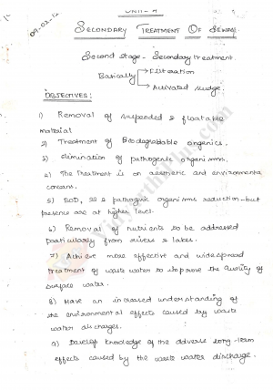 Environmental Engineering -II Premium Lecture Notes - Bala Edition