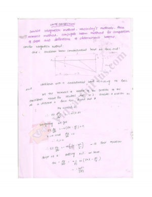 Mechanics Of Solids Premium Lecture Notes - Raji Edition